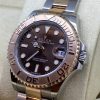 Rolex Yacht-Master 37mm 18K Rose Gold and Steel, Chocolate Dial, Ref. 268621
