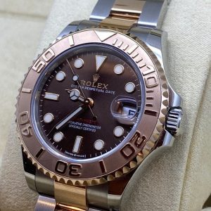 Rolex Yacht-Master 37mm 18K Rose Gold and Steel, Chocolate Dial, Ref. 268621