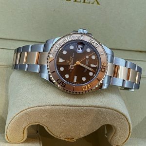 Rolex Yacht-Master 37mm 18K Rose Gold and Steel, Chocolate Dial, Ref. 268621