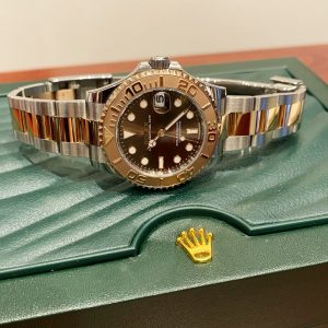 Rolex Yacht-Master 37mm 18K Rose Gold and Steel, Chocolate Dial, Ref. 268621
