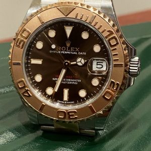Rolex Yacht-Master 37mm 18K Rose Gold and Steel, Chocolate Dial, Ref. 268621