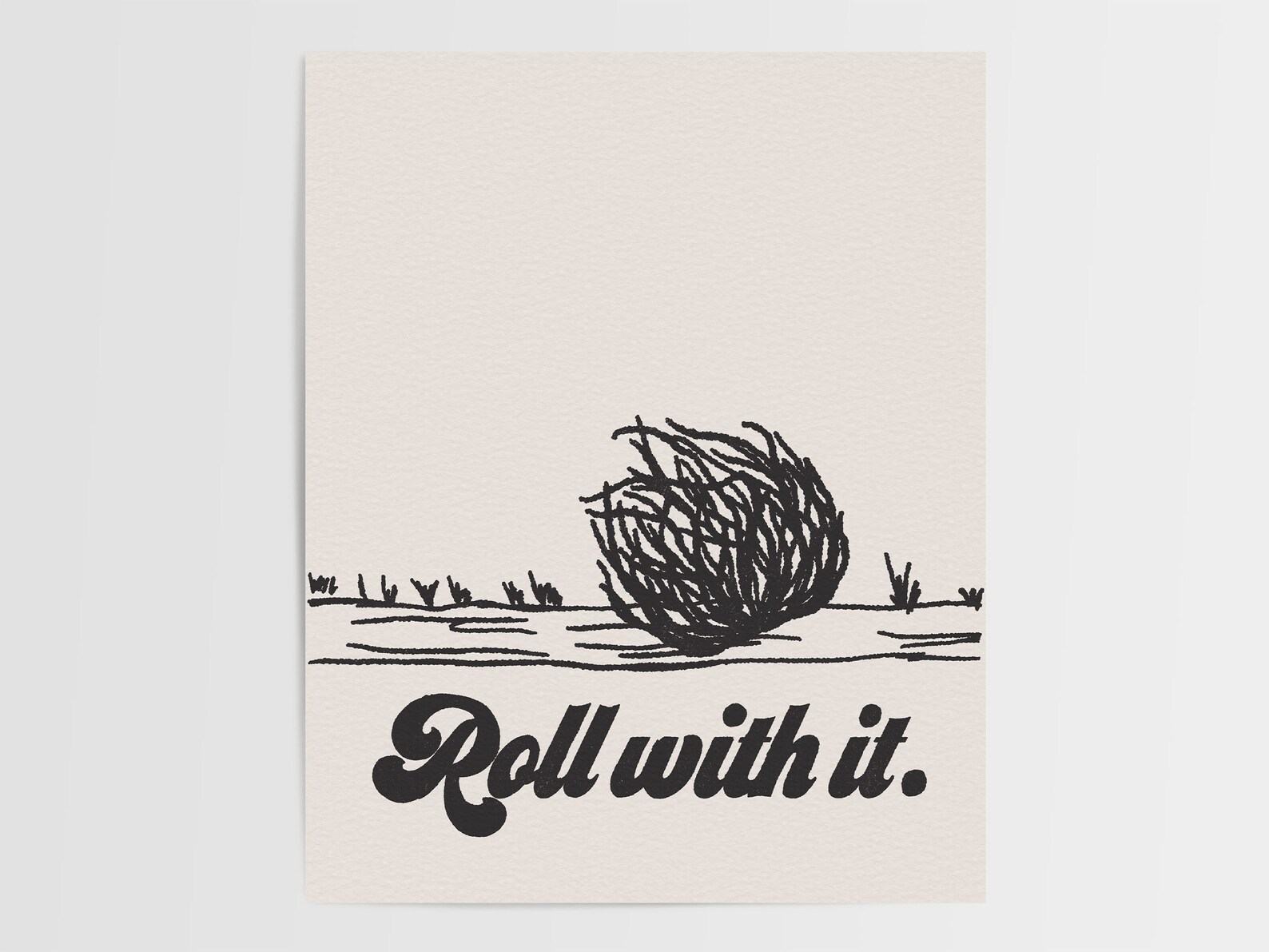 Roll With It Gicle Fine Art Print – Tumbleweed’s Journey Through the Wild West - Image 3
