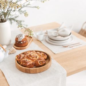 Rustic Farmhouse Linen Placemats Elevate Your Dining Experience with Natural Elegance