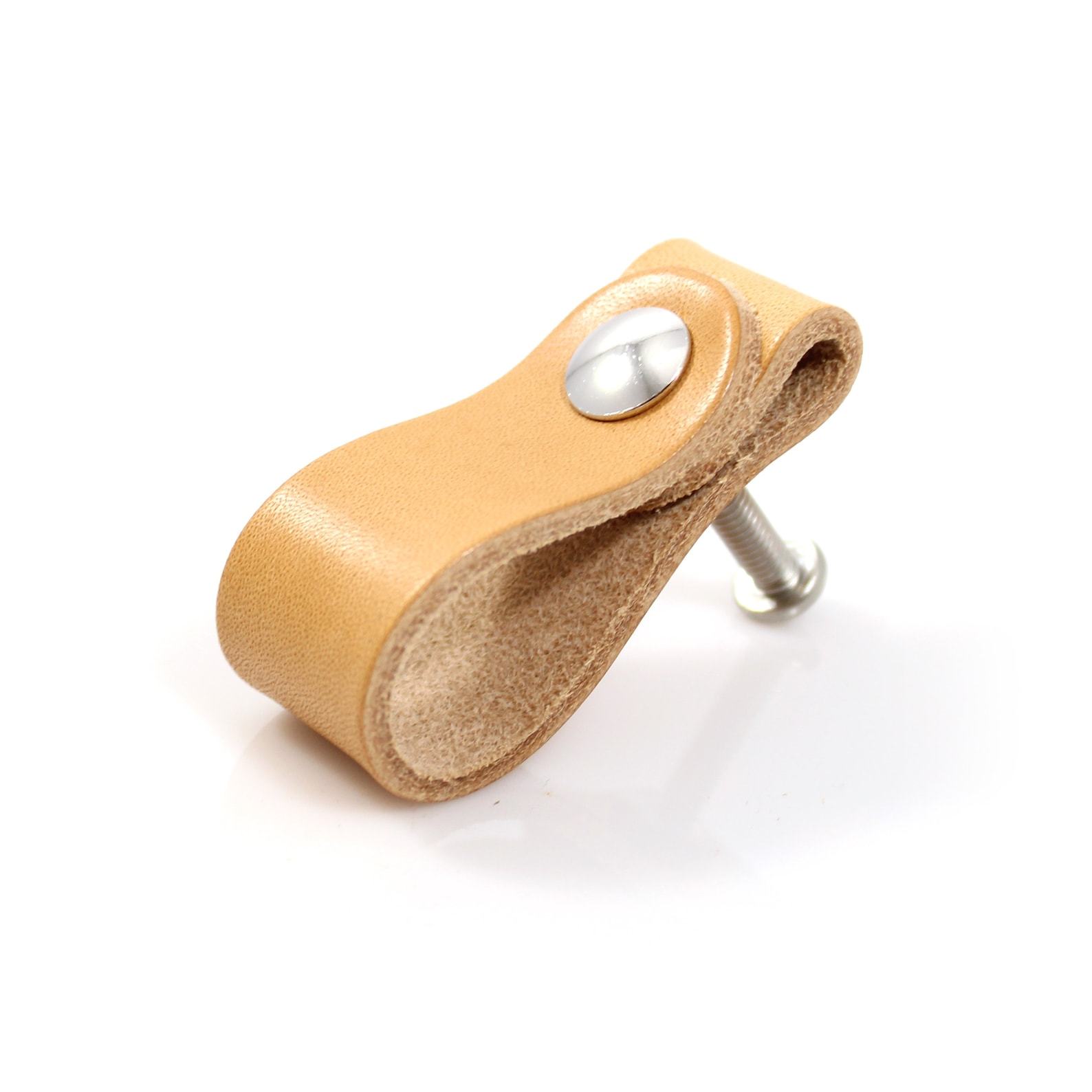 Rustic Leather Drawer Pulls Elevate Your Home Decor with American-Made Craftsmanship