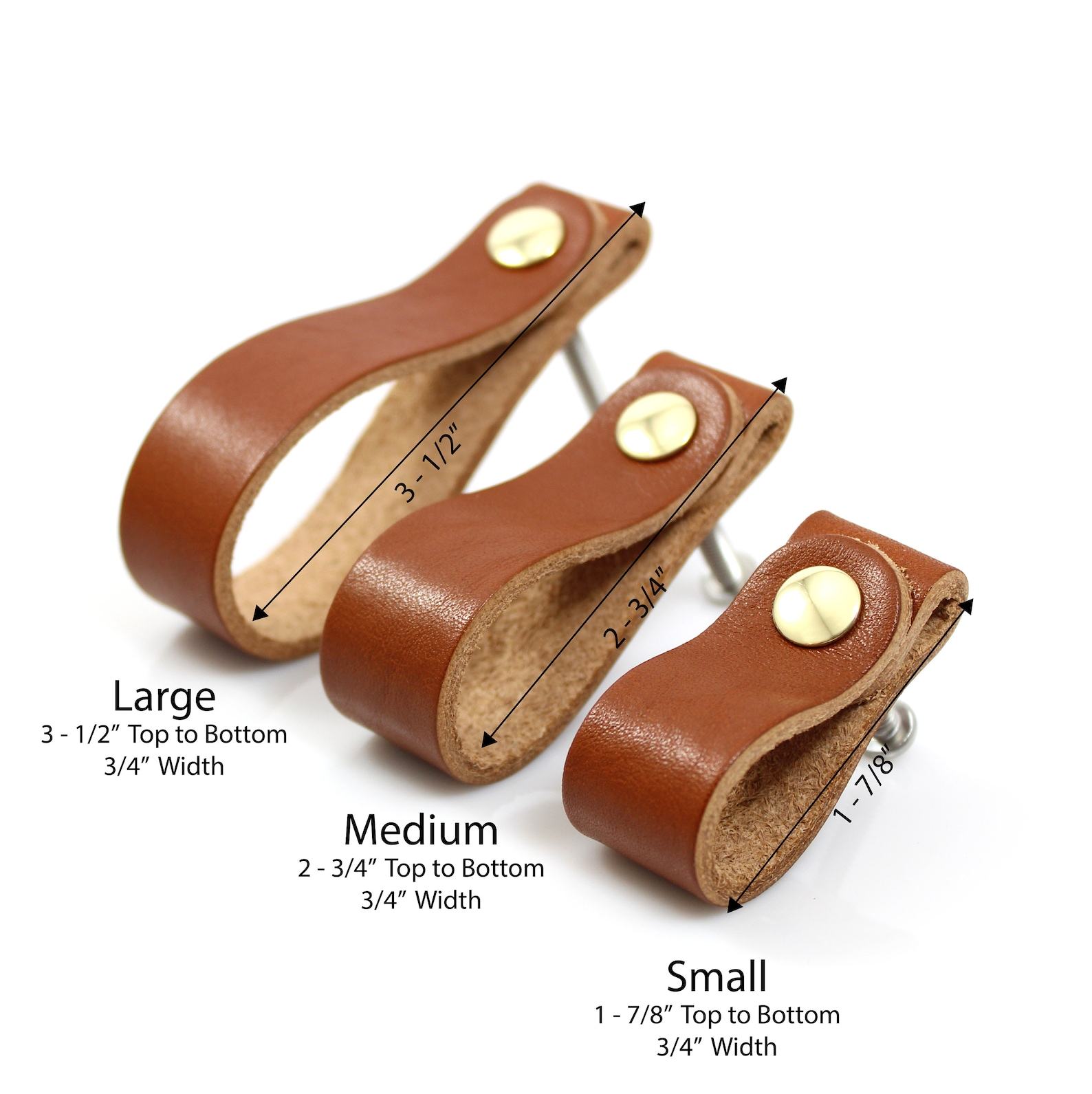 Rustic Leather Drawer Pulls Elevate Your Home Decor with American-Made Craftsmanship