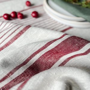 Rustic Linen Tablecloth Elevate Your Dining with Natural Charm