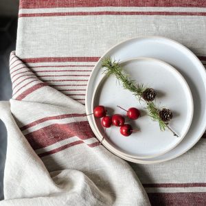 Rustic Linen Tablecloth Elevate Your Dining with Natural Charm