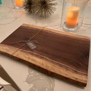 Rustic Live Edge Cutting Board The Ultimate Charcuterie, Chopping, and Serving Masterpiece