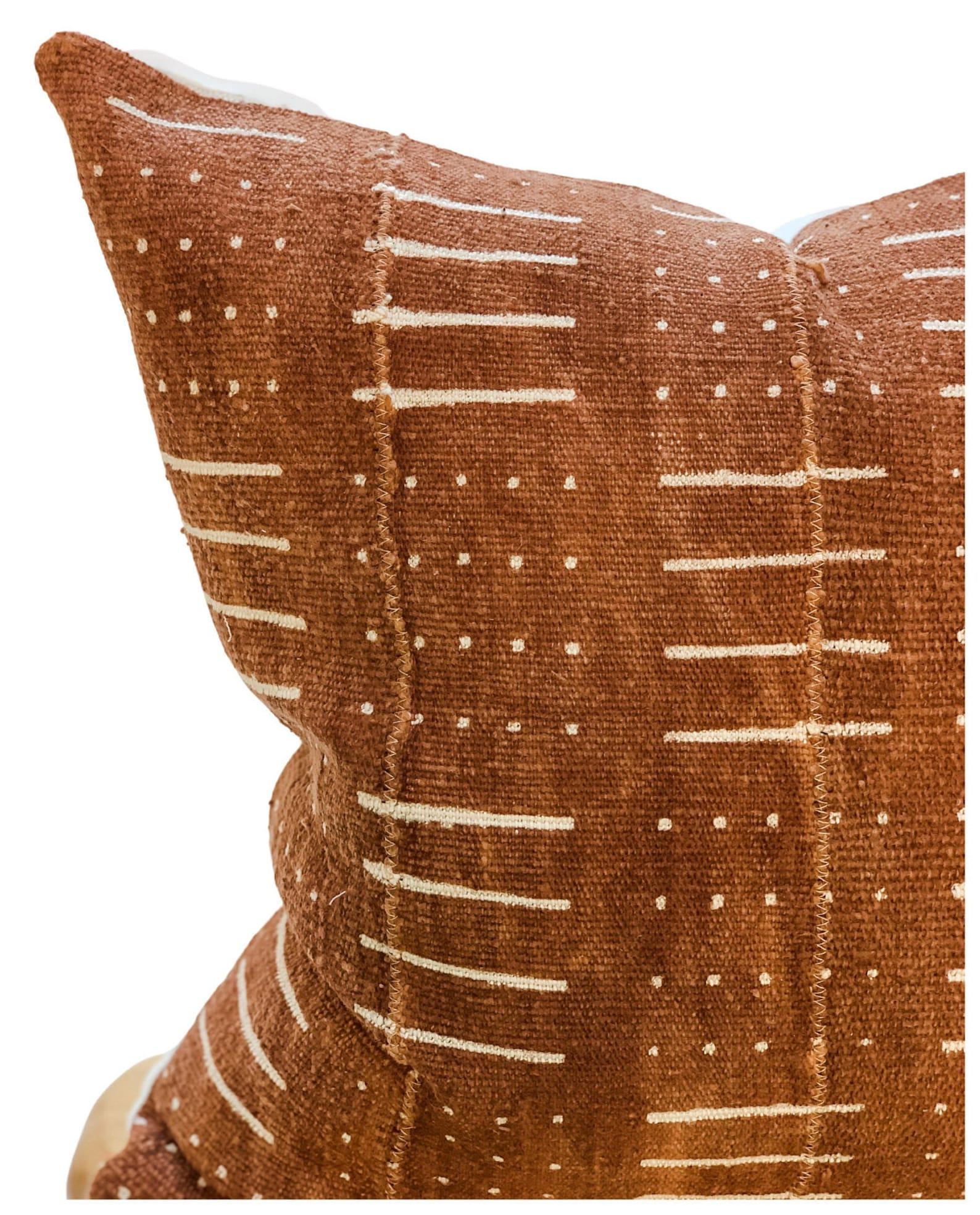 Rustic Mudcloth Pillow Cover Embrace African Heritage in Your Home Decor - Image 2