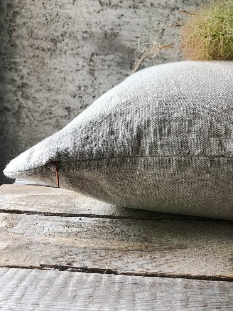 Rustic Washed Linen Pillowcase Natural Charm for Your Home