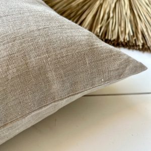 Rustic Washed Linen Pillowcase Natural Charm for Your Home