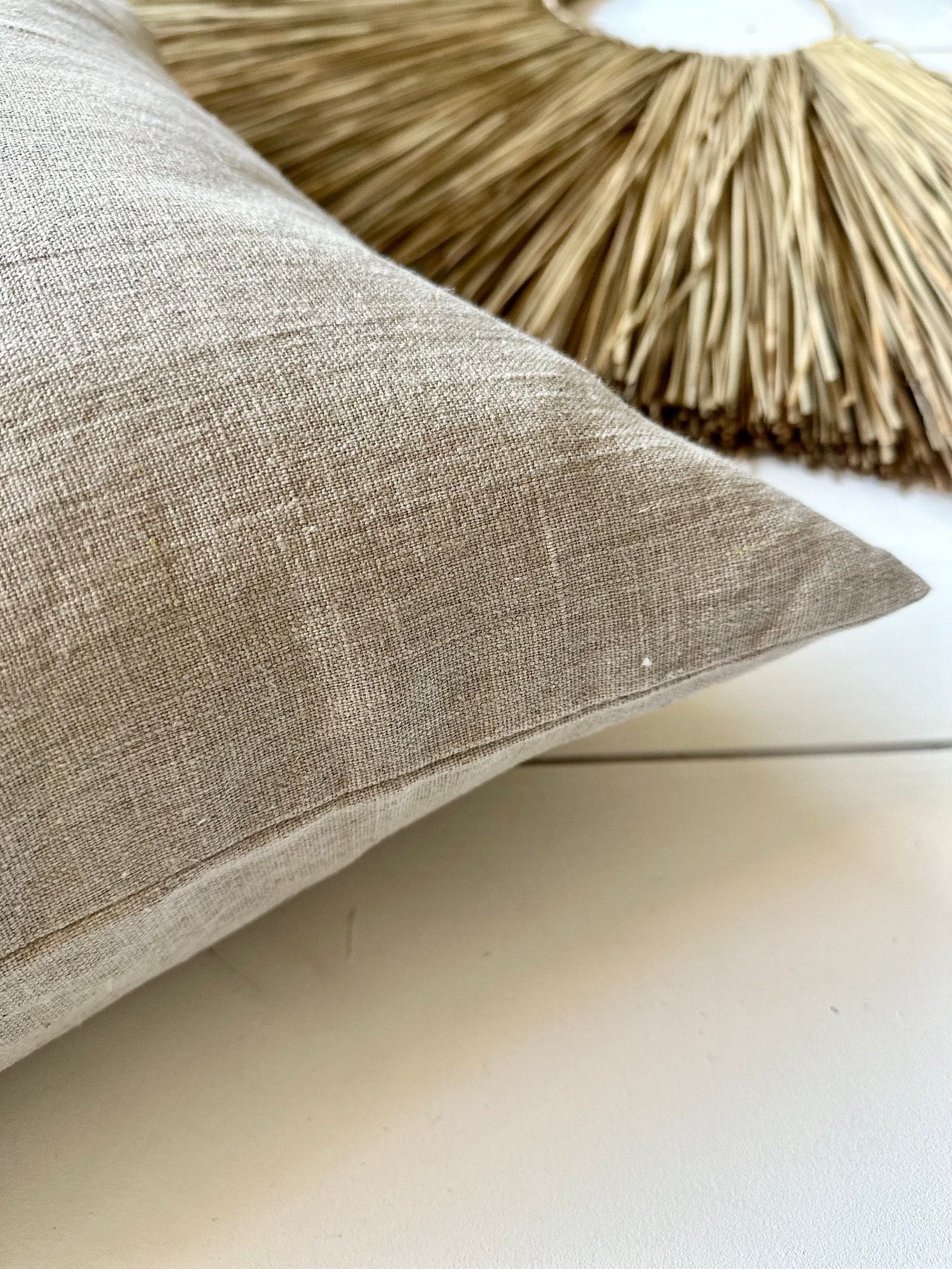 Rustic Washed Linen Pillowcase Natural Charm for Your Home - Image 3