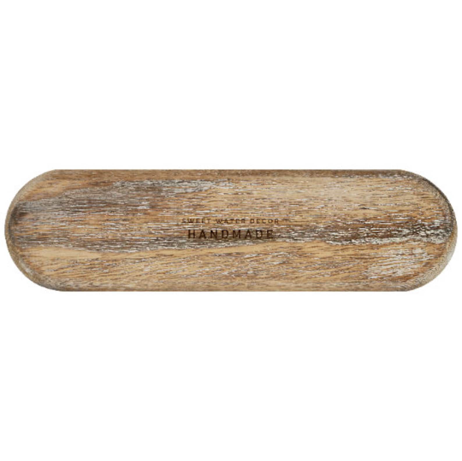 Rustic Wood Tray Farmhouse Decor, Kitchen Organizer, Bathroom Vanity, Housewarming Item