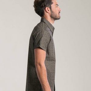 Sacred Geometry Shipibo Men’s Button-Up Psychedelic Fashion for the Modern Mystic