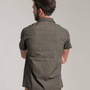 Sacred Geometry Shipibo Men’s Button-Up Psychedelic Fashion for the Modern Mystic