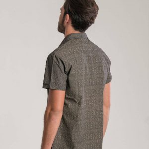 Sacred Geometry Shipibo Men’s Button-Up Psychedelic Fashion for the Modern Mystic