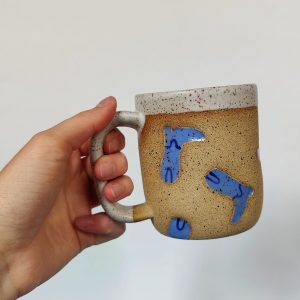 Saddle Up with the Handmade Ceramic Cowboy Boot Mug A Wild West Twist to Your Morning Brew