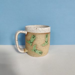 Saddle Up with the Handmade Ceramic Cowboy Boot Mug A Wild West Twist to Your Morning Brew