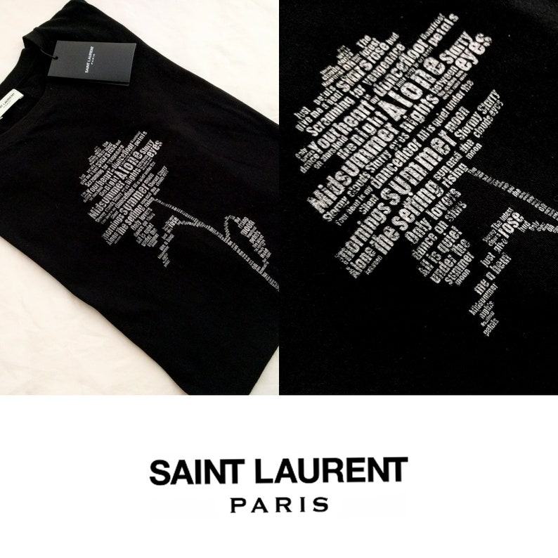 Saint Laurent Women’s Black YSL Logo T-Shirt Elevate Your Style with Parisian Chic
