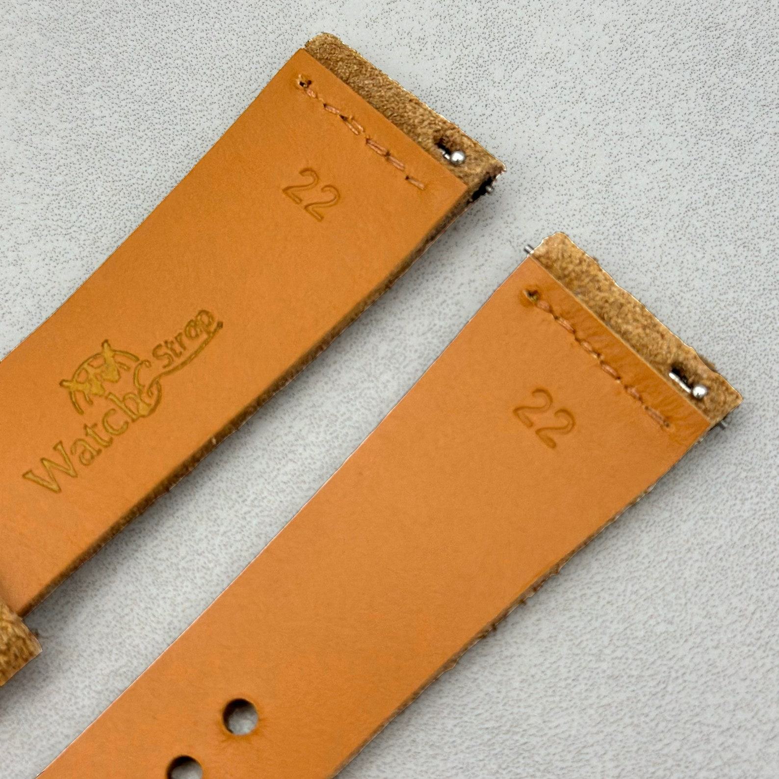 Sand Tan Suede Watch Strap Elevate Your Timepiece with Comfort and Style