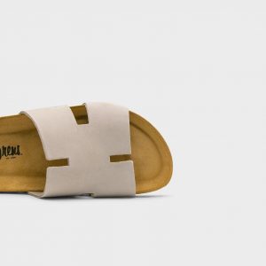 Sandstone Beige Cork Sandals for Men Elevate Your Style with Comfort and Luxury