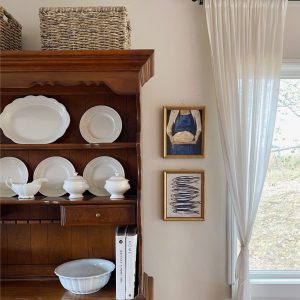 Sardines Art Print Unframed Oil Painting Still Life of Sardines for French Kitchen or Restaurant Fish Decor