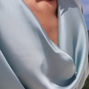 Satin-Soft Draped Blouse Elevate Your Summer Style with Grace and Elegance