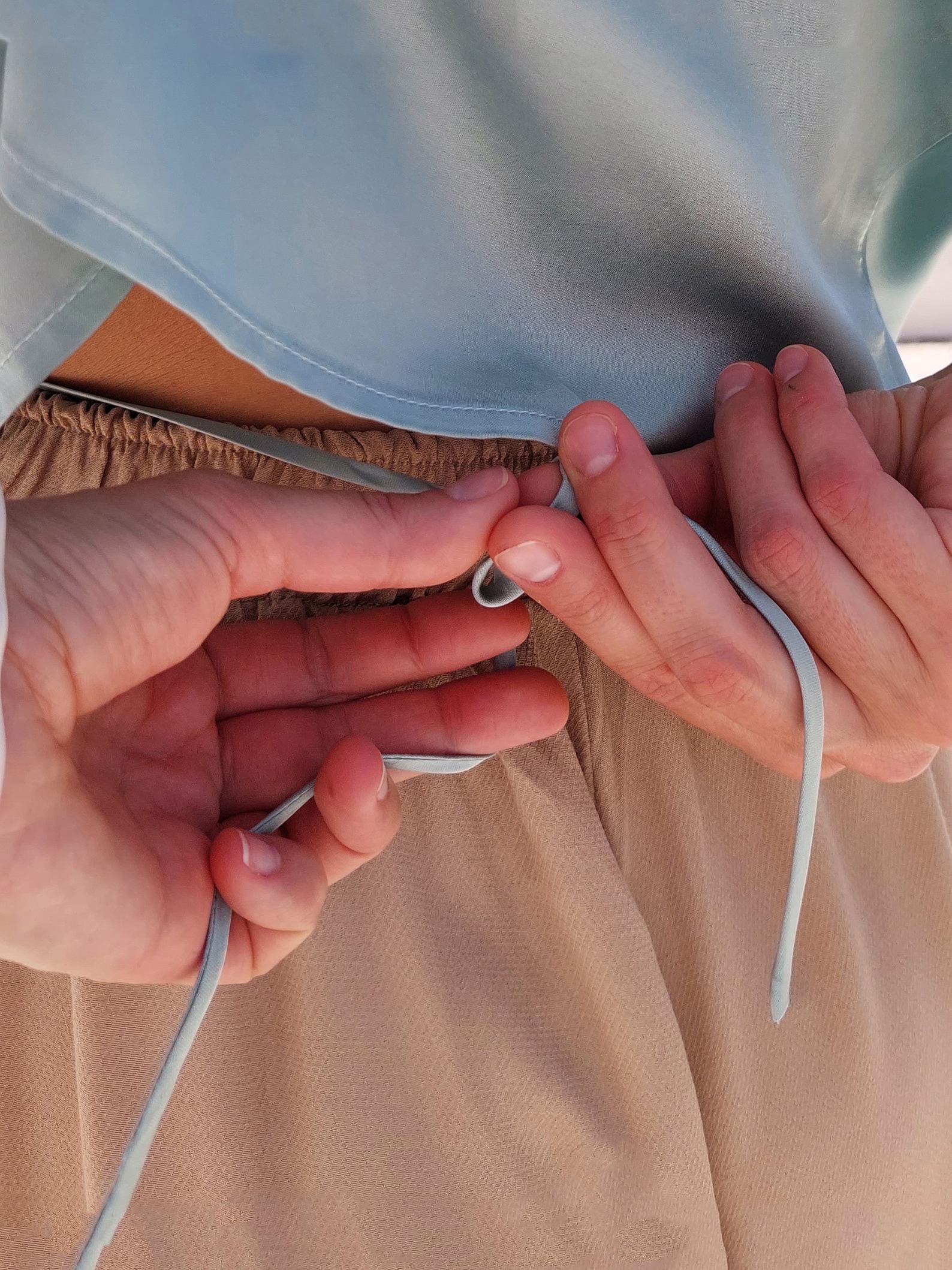 Satin-Soft Draped Blouse Elevate Your Summer Style with Grace and Elegance - Image 6