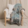 Scribble Pattern Woven Throw Blanket Abstract Art for Your Home