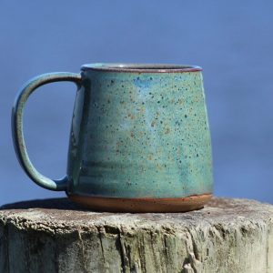 Sea Turtle Sanctuary A Handmade Pottery Mug for Ocean Conservationists