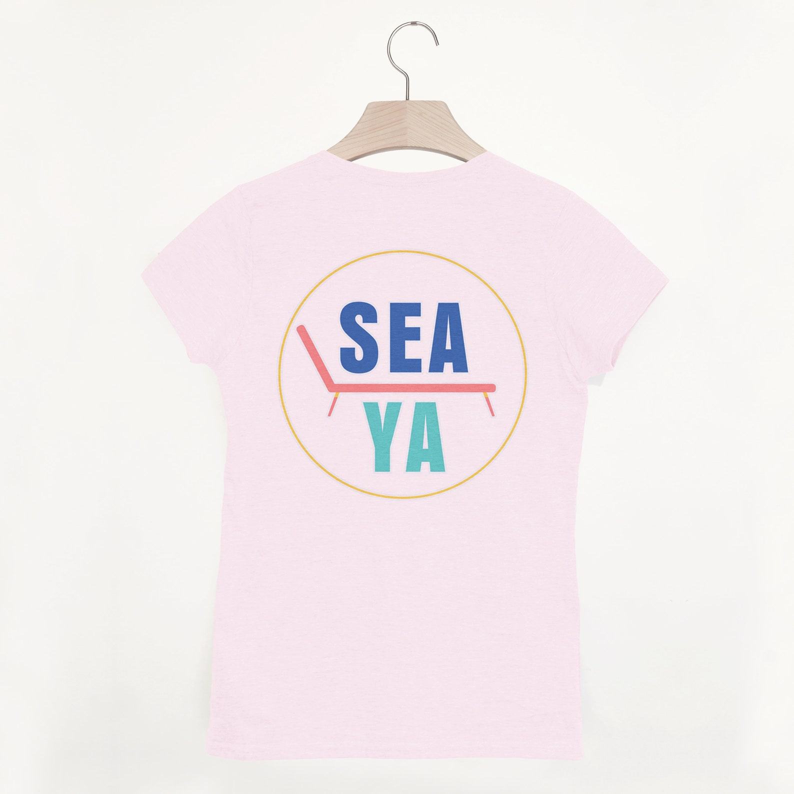 Sea Ya Women’s Summer Beach Slogan T-Shirt Embrace the Coastal Vibes