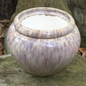 Self-Watering African Violet Pot Modern Minimalist Design, Large Capacity, Tapered Shape, Taupe, Beige, Lavender