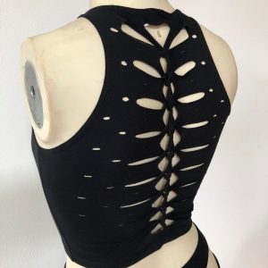 Sequoia Braided Crop Tank Unleash Your Inner Goddess with Festival Flair