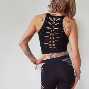 Sequoia Braided Crop Tank Unleash Your Inner Goddess with Festival Flair