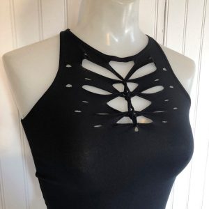 Sequoia Braided Crop Tank Unleash Your Inner Goddess with Festival Flair