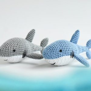 SHARK Crochet Sea Animal Amigurumi Stuffed Item for Kids | Customizable Colors