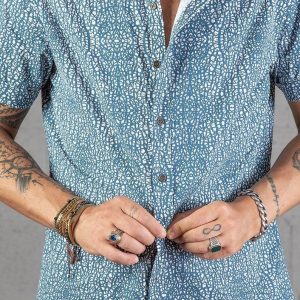 Sharp Style for Every Occasion Men’s Oxford Button-Down Shirt in Classic Blue