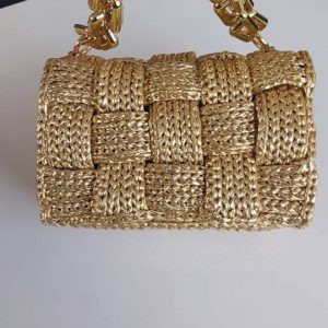 Shimmering Gold Metallic Bag Elevate Your Style with Luxury and Radiance