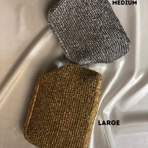 Shimmering Gold Raffia Clutch Elevate Your Summer Style with Luxury and Elegance