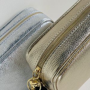 Shimmering Metallic Crossbody The Perfect Accessory for Weddings and Special Occasions