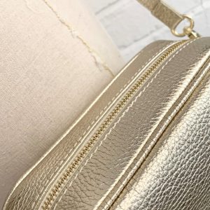 Shimmering Metallic Crossbody The Perfect Accessory for Weddings and Special Occasions