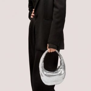 Shimmering Silver Hobo The Perfect Evening Clutch for a Night Out