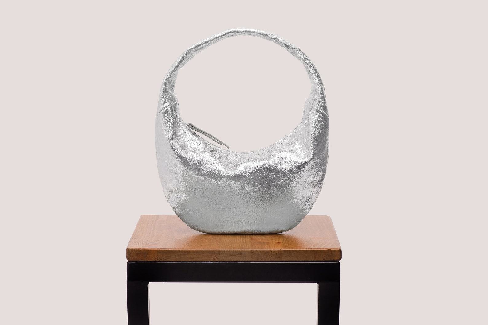 Shimmering Silver Hobo The Perfect Evening Clutch for a Night Out - Image 6