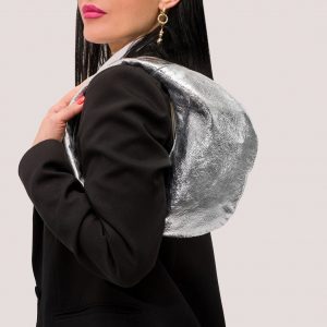 Shimmering Silver Hobo The Perfect Evening Clutch for a Night Out