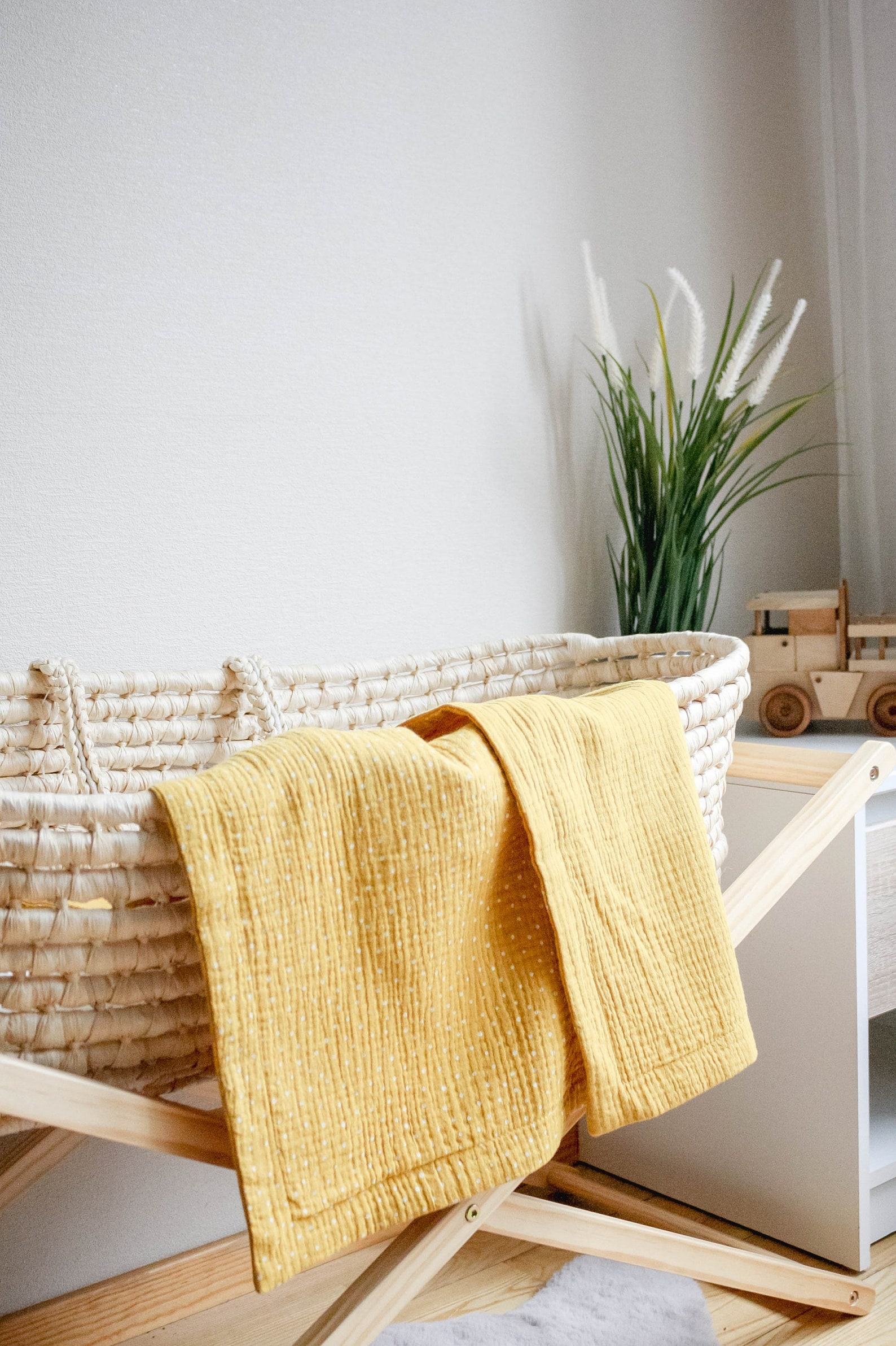 Snuggle Up in Comfort Personalized Muslin Baby Blanket for Sweet Dreams and Stylish Swaddles - Image 6