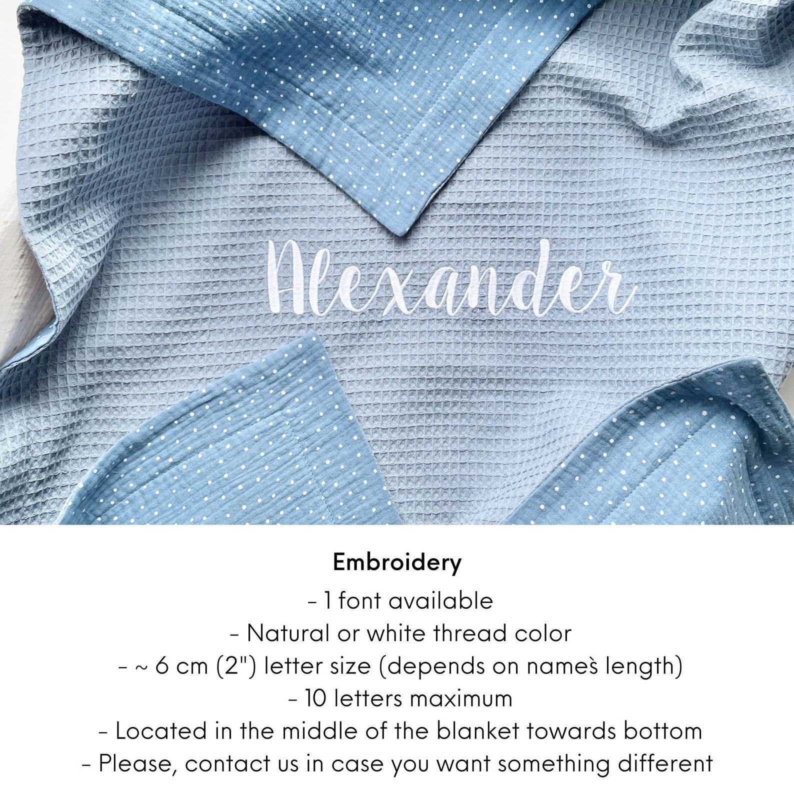 Snuggle Up in Comfort Personalized Muslin Baby Blanket for Sweet Dreams and Stylish Swaddles