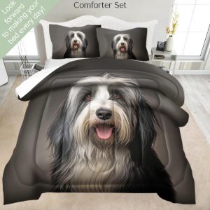 Snuggle Up with Your Beardie The Ultimate Bearded Collie Bedding Collection for Devoted Dog Lovers