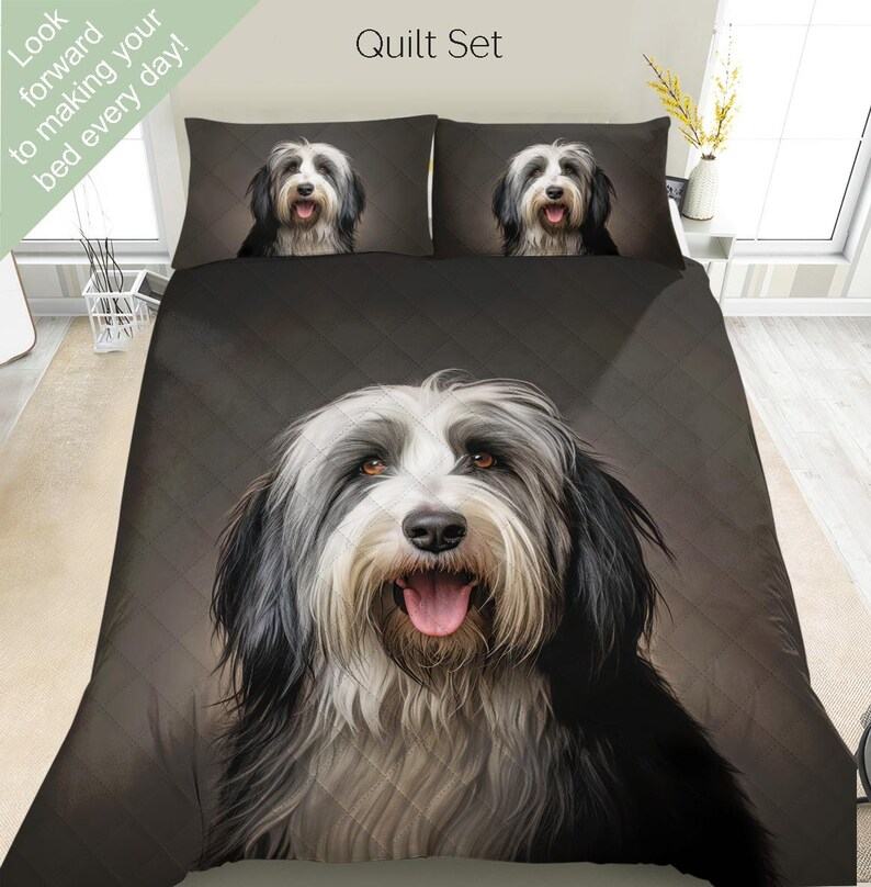 Snuggle Up with Your Beardie The Ultimate Bearded Collie Bedding Collection for Devoted Dog Lovers