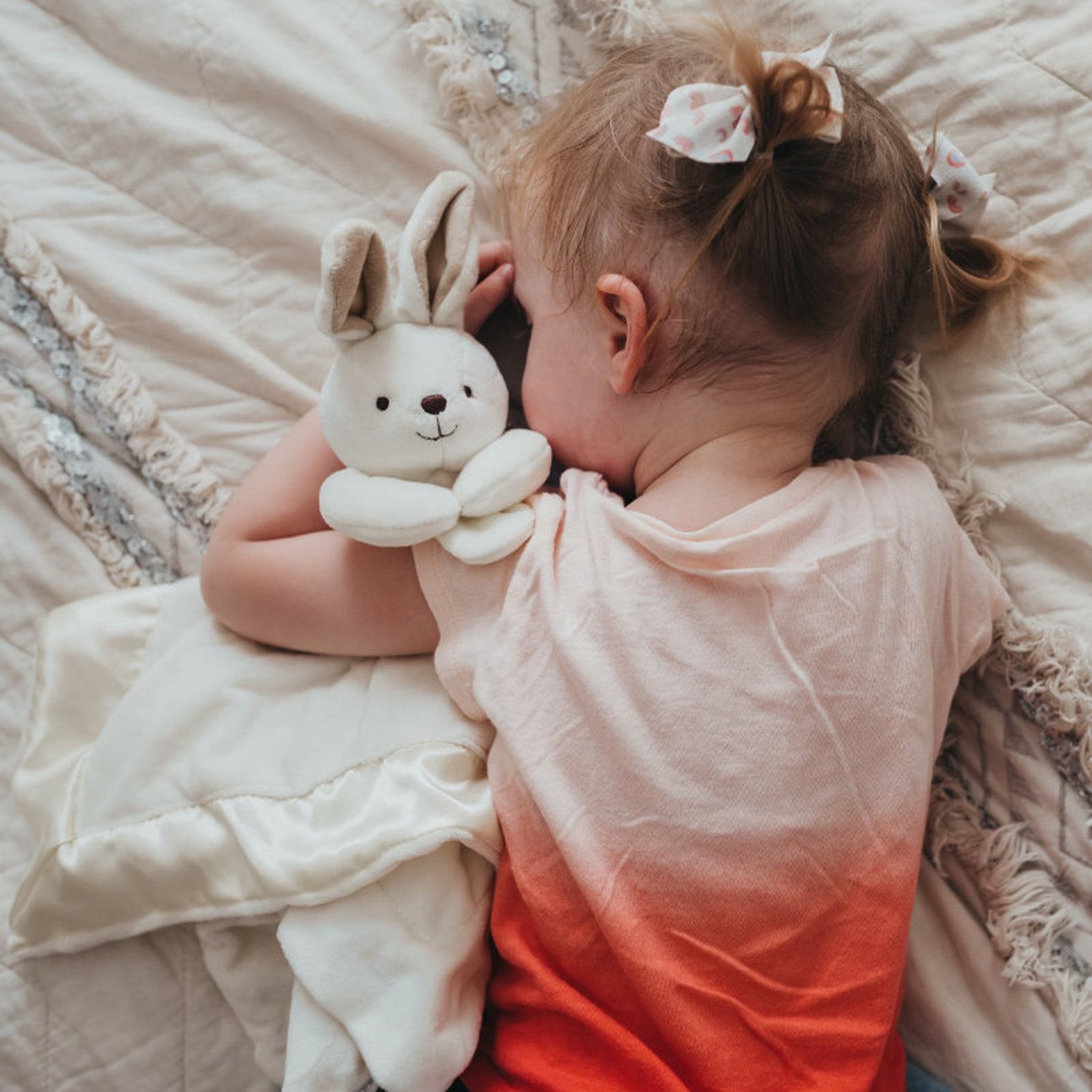 Snuggle-Worthy Bunny Lovey A Comforting Companion for Your Little One