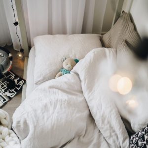 Snuggle-Worthy Kids Duvet Cover Hypoallergenic Linen Bedding for Sweet Dreams